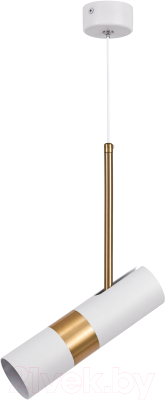 Потолочный светильник ЭРА PL33 WH/GD MR16 GU10 / Б0061381