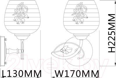 Бра ESCADA Anemone 1121/1A
