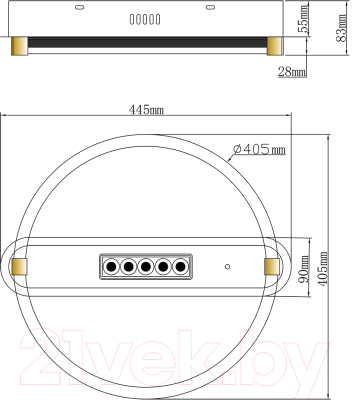 Потолочный светильник ESCADA Aspect 10253/1LED