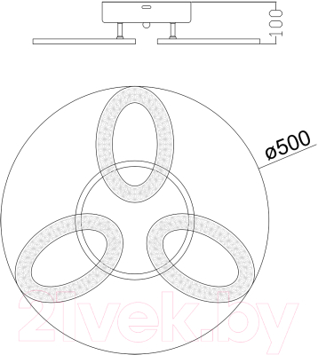 Люстра ESCADA Barit 10283/3LED