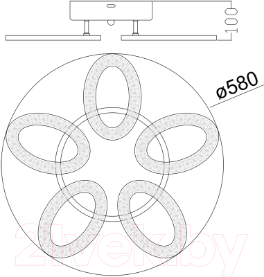 Люстра ESCADA Barit 10283/5LED