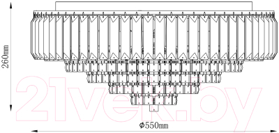 Люстра ESCADA Delicacy 2112/8P Gold