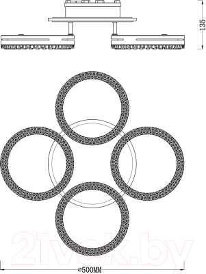 Люстра ESCADA Fianit 10282/4LED