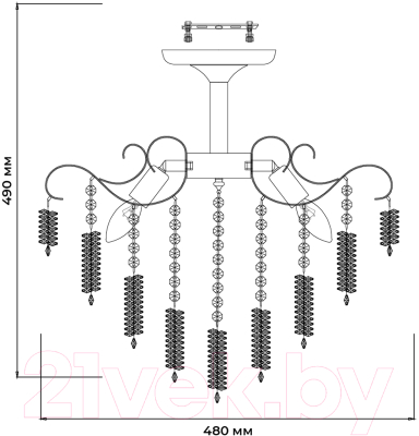 Люстра ESCADA Sardena 2106/5P