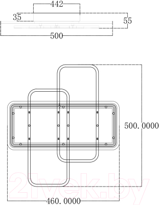 Потолочный светильник ESCADA Space 10215/S LED