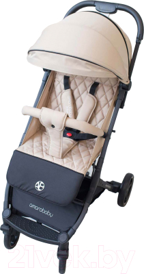 Детская прогулочная коляска Amarobaby Airy / AB23-10AIRY/03 (бежевый) - фото