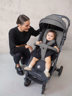 Детская прогулочная коляска Amarobaby Airy / AB23-10AIRY/11 (серый)