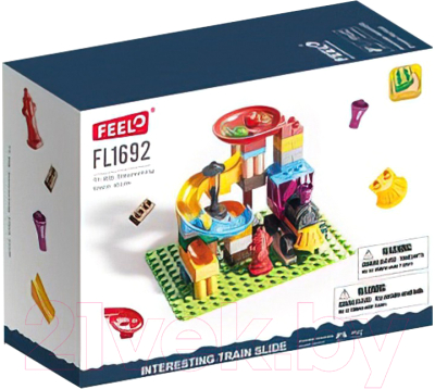 Конструктор кинетический Sima-Land Шарики. Поезд-горка FL1692 / 9893162 - фото