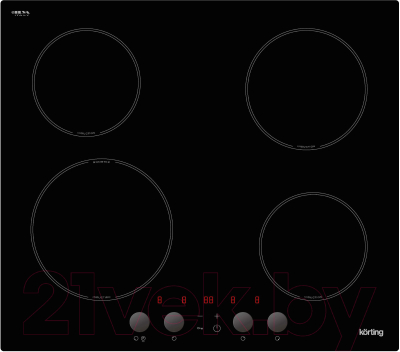 Индукционная варочная панель Korting HI 61071 KB - фото