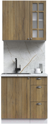 Готовая кухня Интерлиния Берес 0.8А - фото