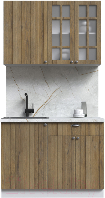 Готовая кухня Интерлиния Берес 1.1А - фото