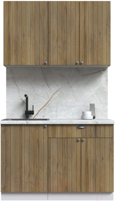 Готовая кухня Интерлиния Берес 1.2А - фото