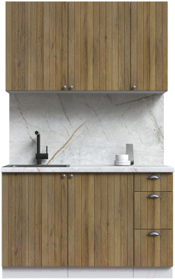 Готовая кухня Интерлиния Берес 1.3А - фото