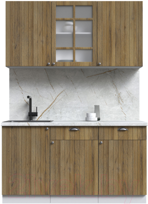 Готовая кухня Интерлиния Берес 1.5А - фото