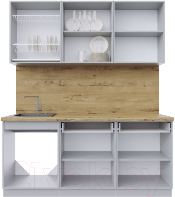 Готовая кухня Интерлиния Берес 1.8А