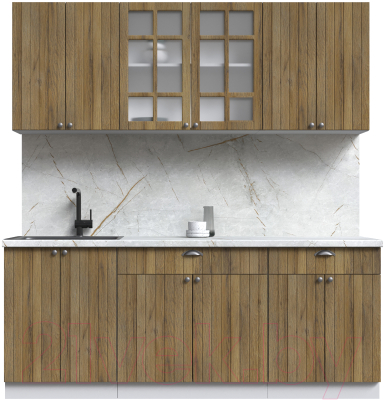 Готовая кухня Интерлиния Берес 2.0А - фото