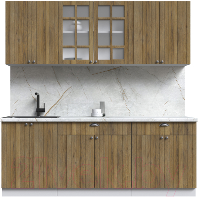 Готовая кухня Интерлиния Берес 2.1А - фото