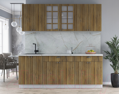 Готовая кухня Интерлиния Берес 2.1А