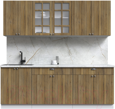 Готовая кухня Интерлиния Берес 2.2А - фото