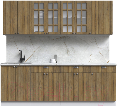 Готовая кухня Интерлиния Берес 2.3А - фото