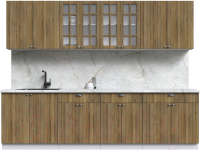 Готовая кухня Интерлиния Берес 2.8А - фото