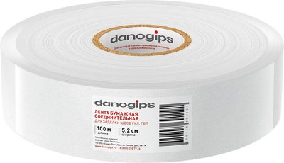 Бумажная лента Danogips Для швов 0.052x100м - фото