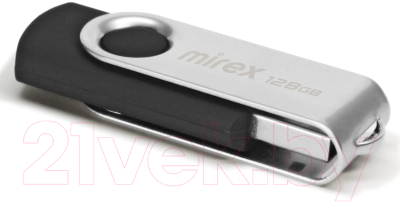 USB flash накопитель Mirex Swivel Black 128Gb (13600-FMURS128)