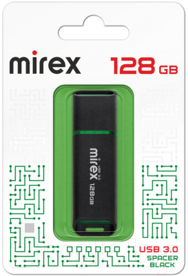 USB flash накопитель Mirex Spacer Black 128GB (13600-FM3SP128)