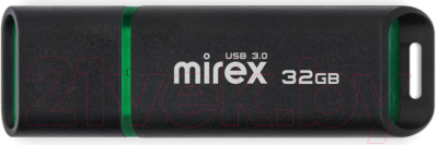 USB flash накопитель Mirex Spacer Black 32GB (13600-FM3SPB32) - фото