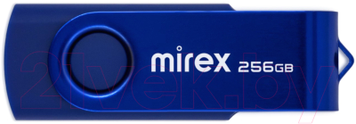 USB flash накопитель Mirex Swivel Deep Blue 256GB (13600-FMUSB256) - фото