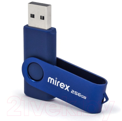 USB flash накопитель Mirex Swivel Deep Blue 256GB (13600-FMUSB256)
