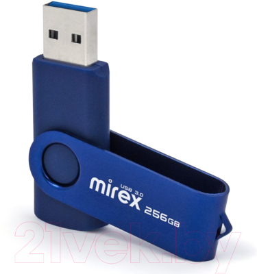 USB flash накопитель Mirex Swivel Deep Blue 256GB (13600-FM3BS256)