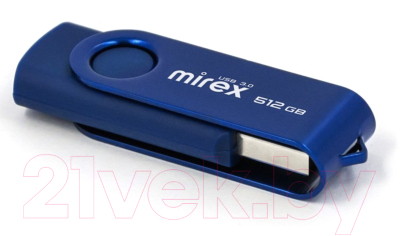 USB flash накопитель Mirex Swivel Deep Blue 512GB (13600-FM3BS512)