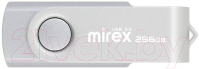 USB flash накопитель Mirex Swivel Silver 256GB (13600-FM3SS256) - фото