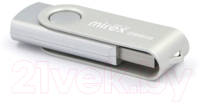 USB flash накопитель Mirex Swivel Silver 256GB (13600-FM3SS256)