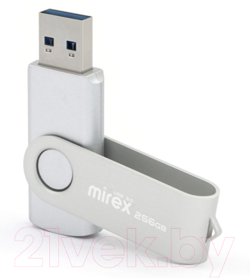 USB flash накопитель Mirex Swivel Silver 256GB (13600-FM3SS256)