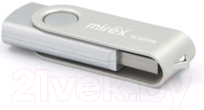 USB flash накопитель Mirex Swivel Silver 512GB (13600-FM3SS512)
