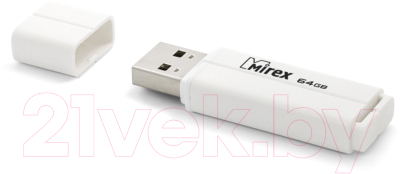 USB flash накопитель Mirex Line White 64GB (13600-FMULWH64)