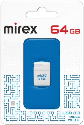 Usb flash накопитель Mirex Minca White 64GB (13600-FM3MWT64)