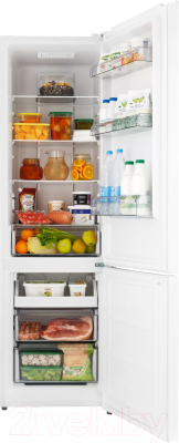 Холодильник с морозильником TECHNO FN2-43