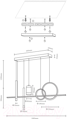 Потолочный светильник Velante 431-106-06