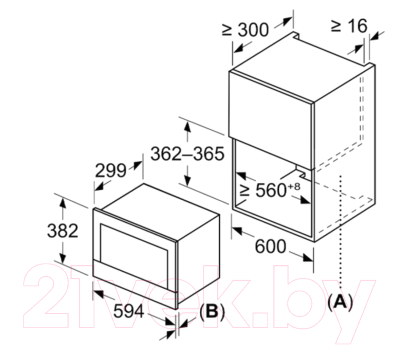 Микроволновая печь Bosch BER7321B1