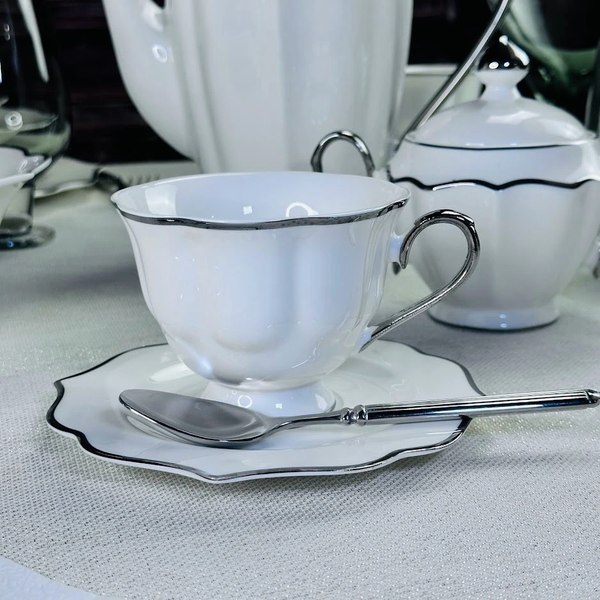 Набор для чая/кофе Lenardi Magnolia Silver 205-589