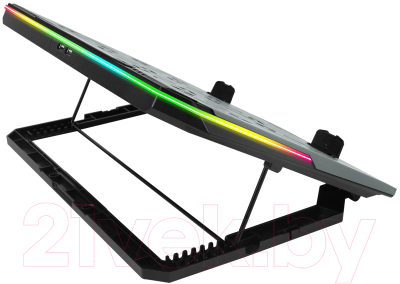 Подставка для ноутбука Evolution LCS-06 RGB с активным охлаждением