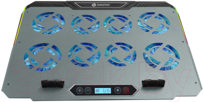 Подставка для ноутбука Evolution LCS-06 RGB с активным охлаждением