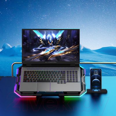 Подставка для ноутбука Evolution LCS-08 RGB с активным охлаждением