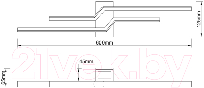 Бра ESCADA Rail 10219/2LED