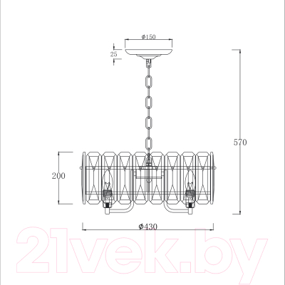 Люстра ESCADA Nerissa 2115/6S