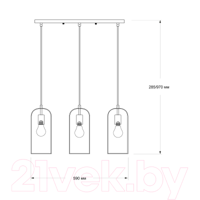 Потолочный светильник ESCADA Phoenix 10198/3S