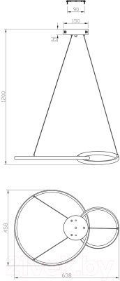 Потолочный светильник ESCADA Relation 10230/2LED